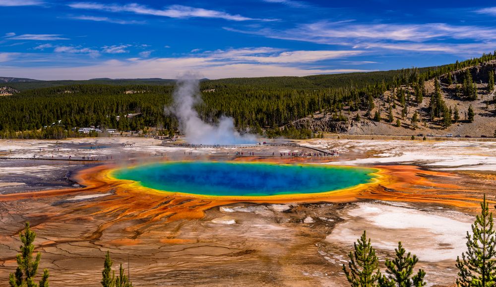 Grand Prismatic Spring 1, Yellowstone NP, Wyoming, USA