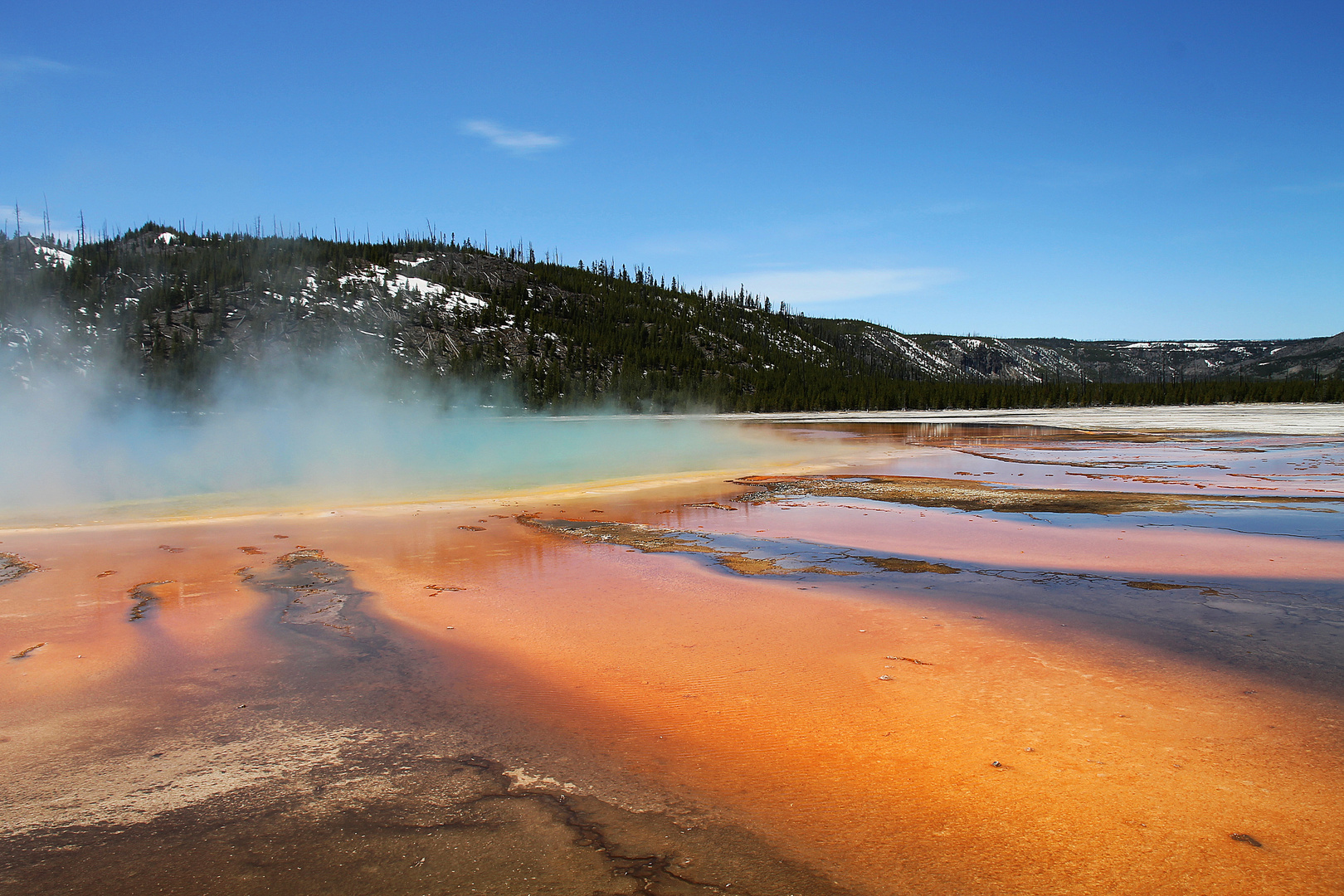 Grand Prismatic Spring 2, Yellowstone Park (Midway Geyser Bassin)