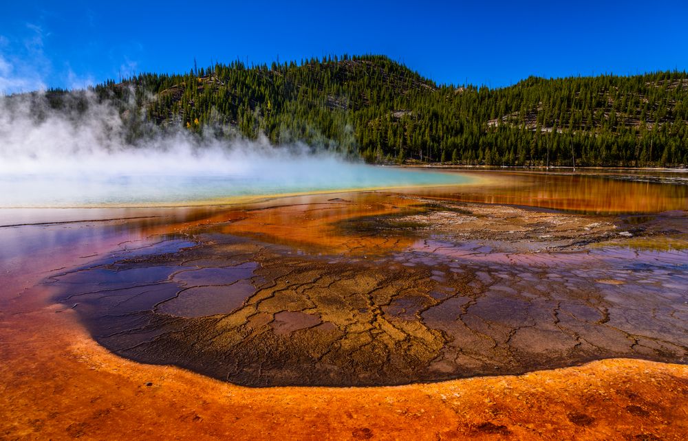 Grand Prismatic Spring 4, Yellowstone NP, Wyoming, USA