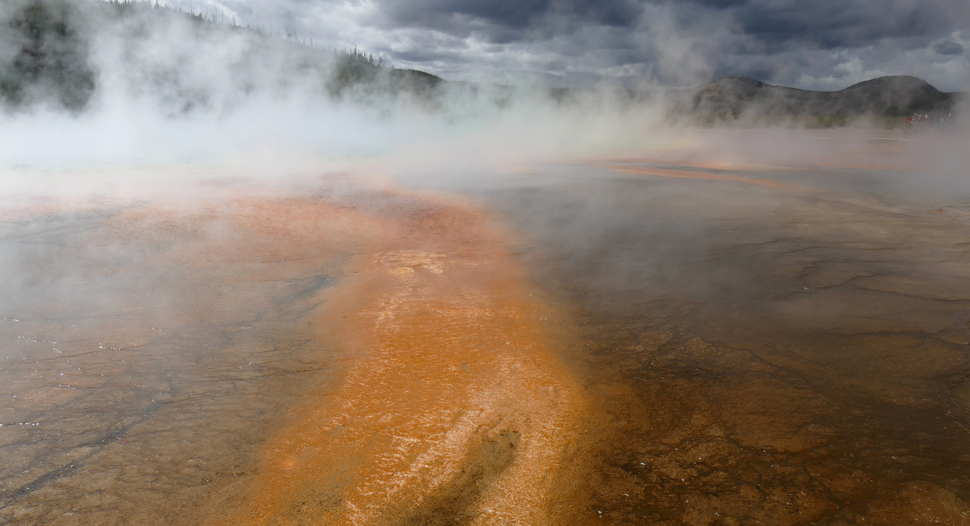 Grand Prismatic Spring  im Yellowstone zum 2.