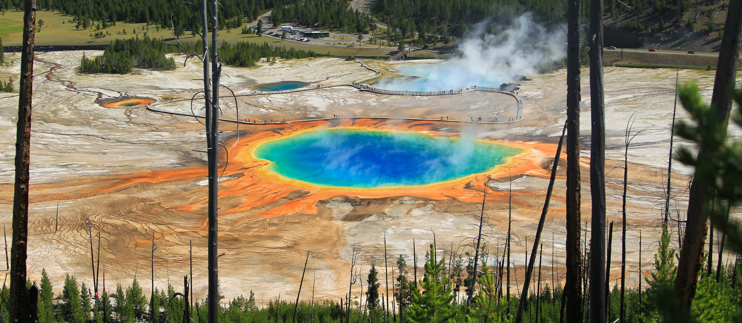 Grand Prismatic Spring Übersicht