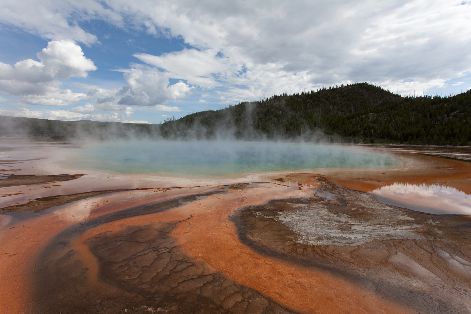 Grand Prismatic Spring - Versuch mit geänderter Perspektive