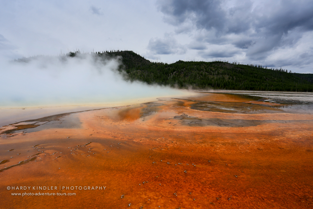 Grand Prismatic Spring, Yellowstone National Park.