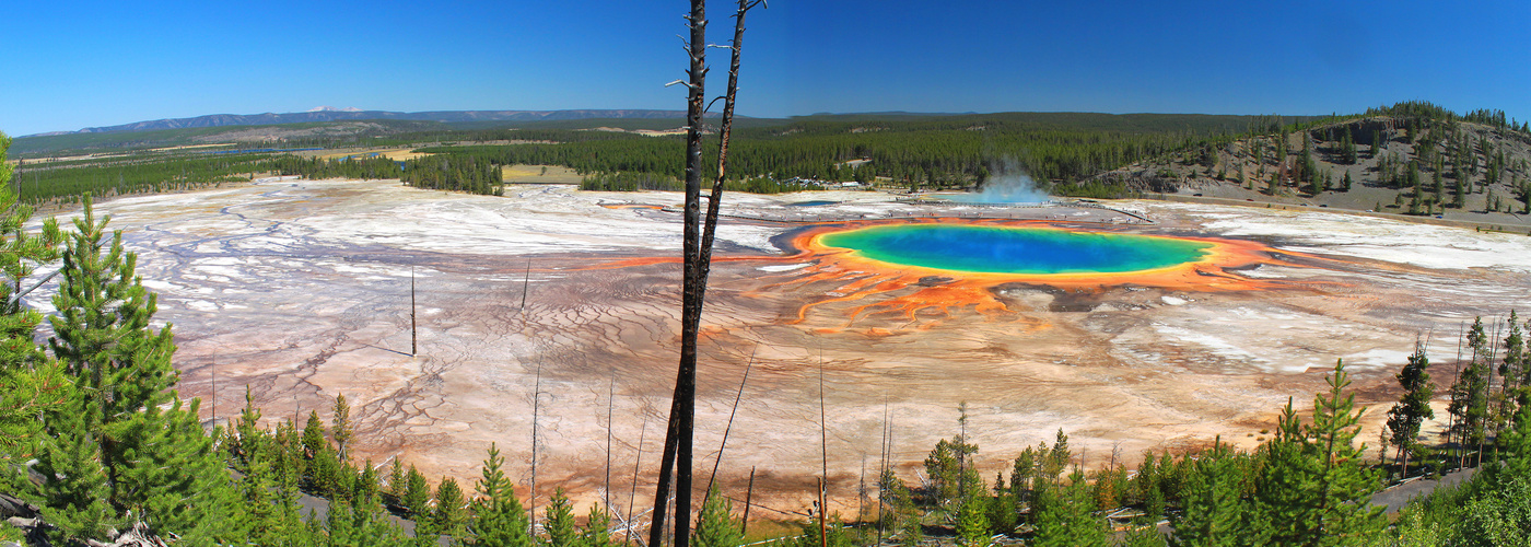 Grand Prismatic Spring, Yellowstone Nationalpark, USA