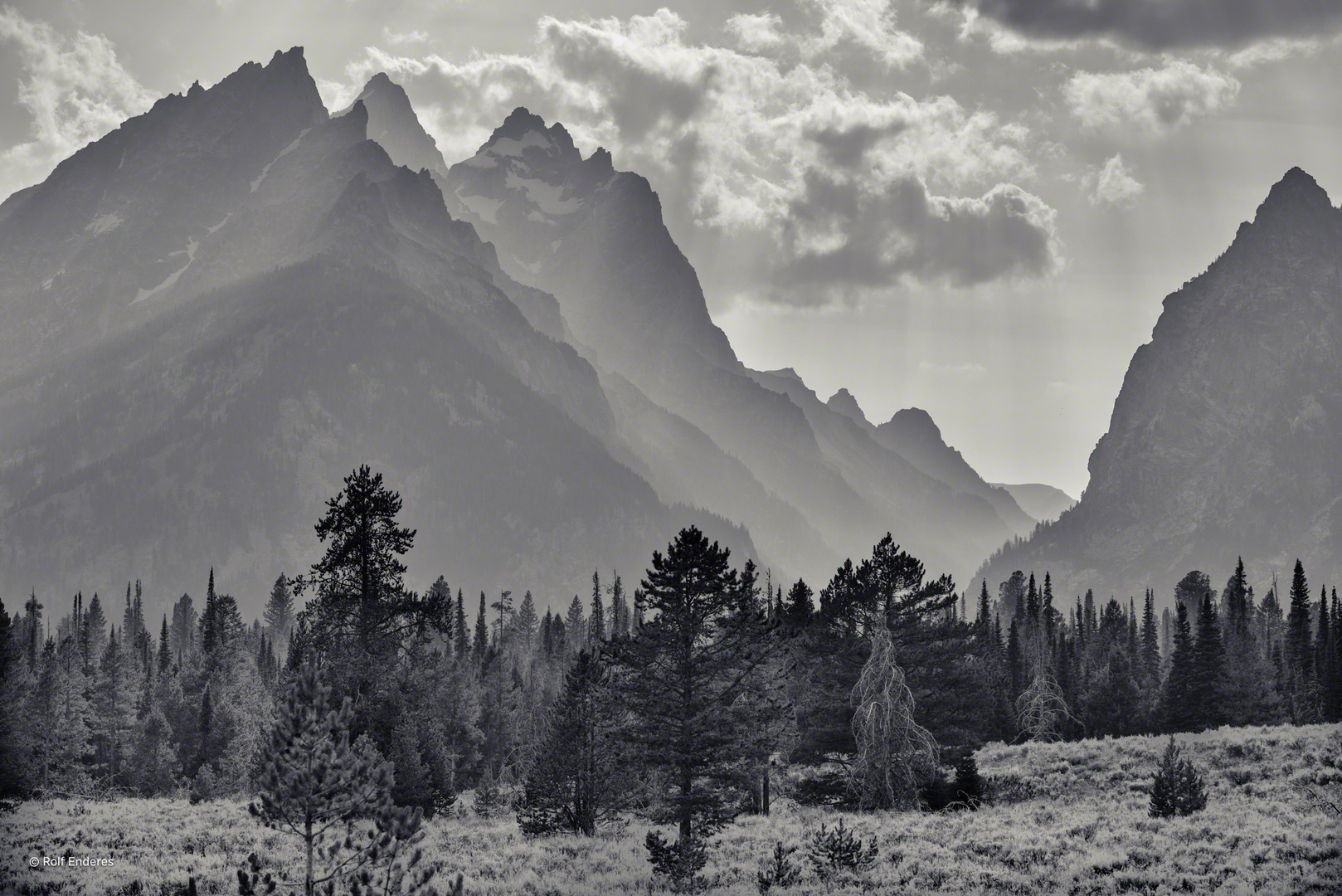 Grand Teton ... im Rauch