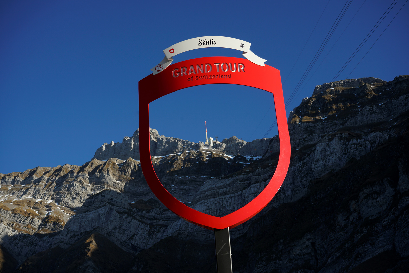 Grand Tour  Blick zum Säntis von der Schwägalp aus.