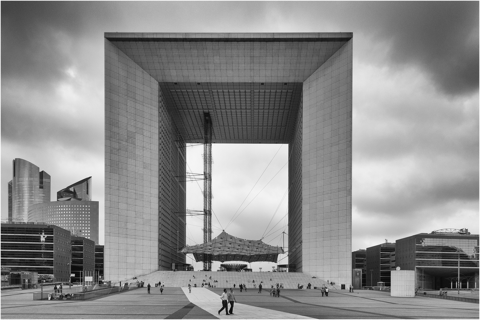 Grande Arche de la Defense in Paris