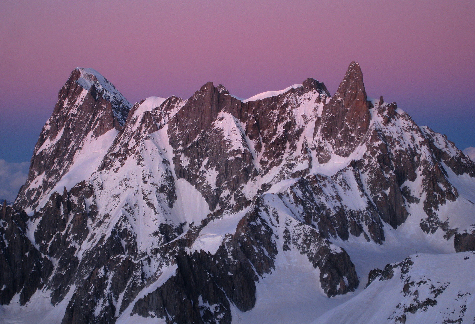 Grande Jorasse und Dent du Géan