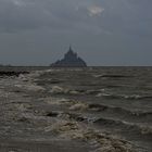 Grande Marée En Baie Du Mont St-Michel