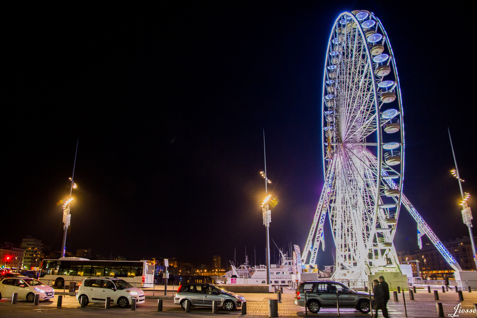 grande roue sur le vieux port