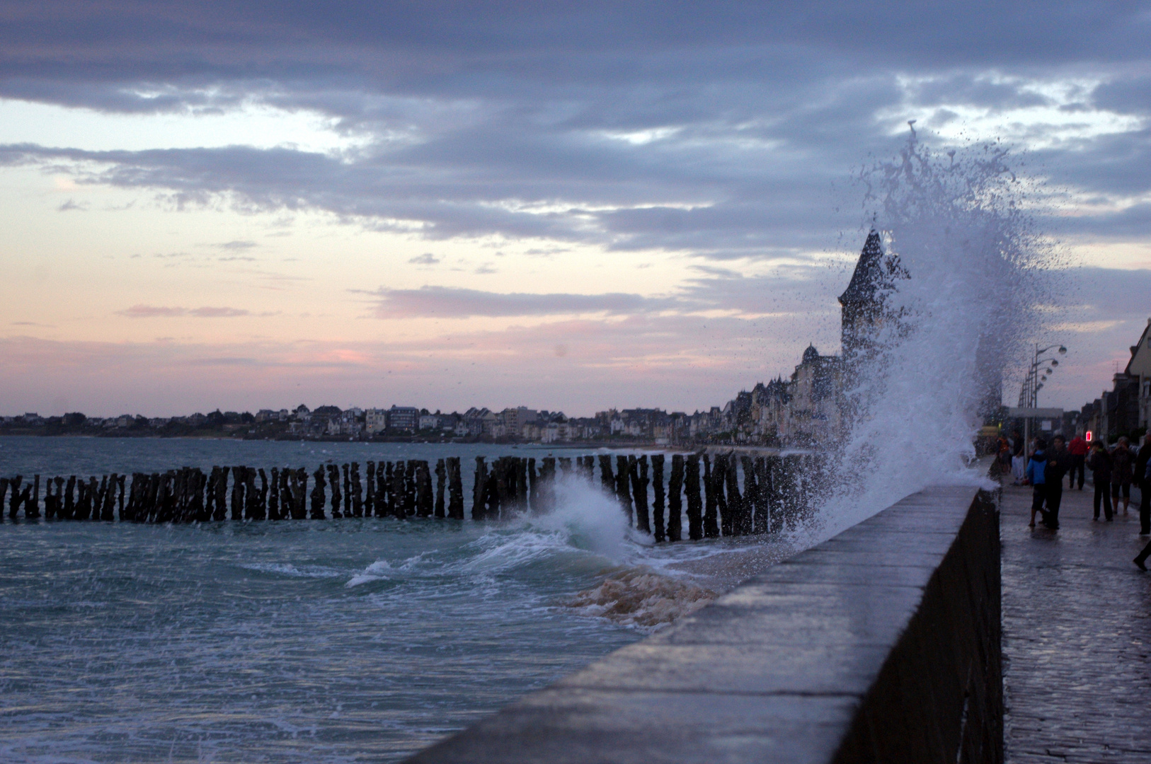 Grandes marées à St Malo ....