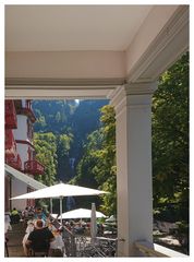 Grandhotel Giessbach mit den Wasserfällen