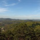 Grandios ist  Aussicht vom weißen Stein der auf dem Treutelsberg liegt. FREIHANDPANO...