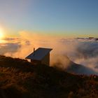 Grandiose Abendstimmung vor dem stillen Örtchen