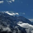 Grandiose Bergwelt unweit des San Bernardino. März 2023