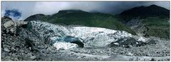 Grandiose Gletscherlandschaft am Fox