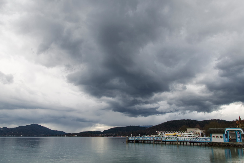 Grandiose Wolkenstimmung am Wörthersee