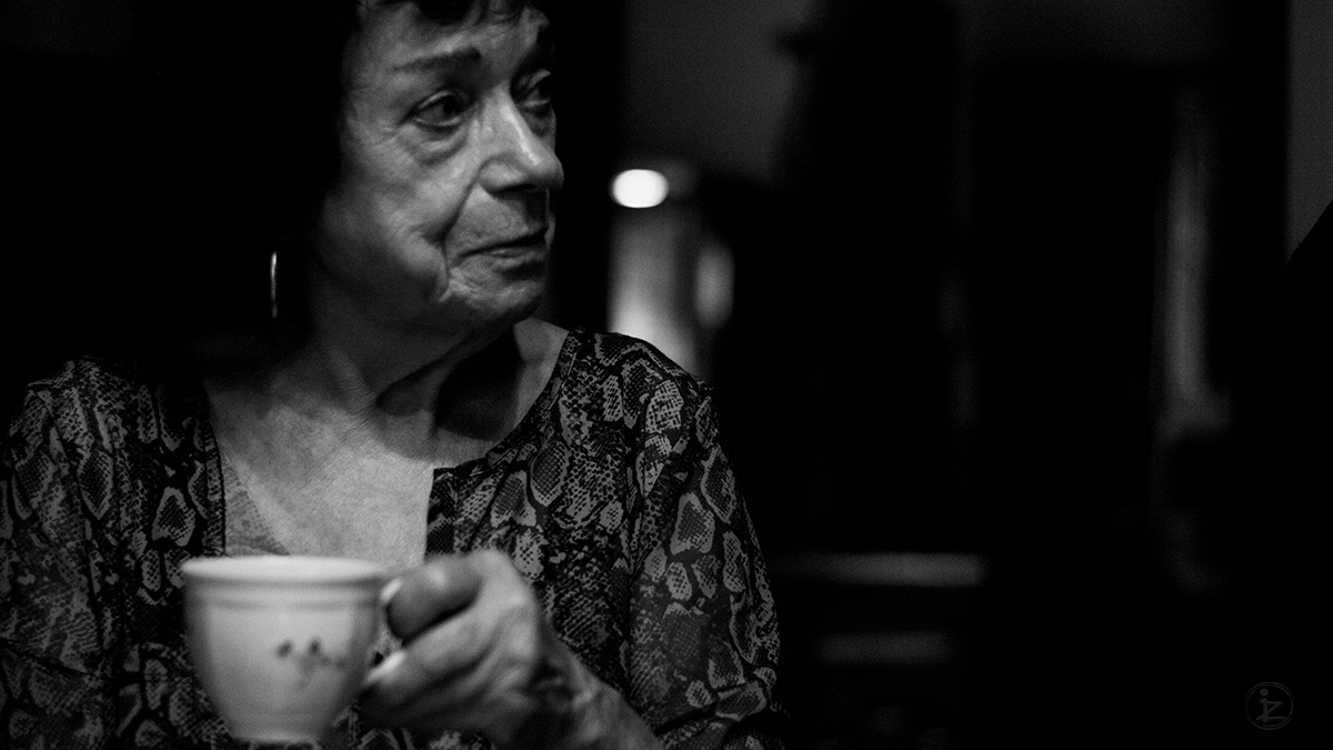 Grandma drinking Tea