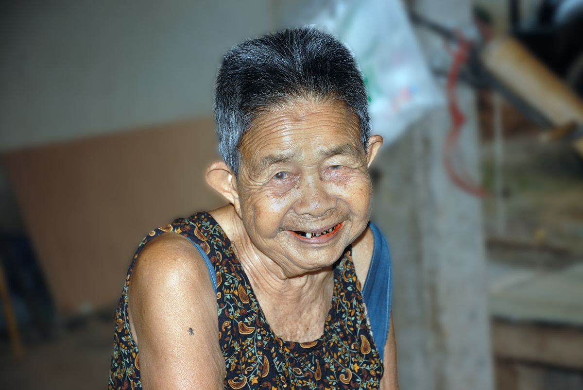 Grandma in Baan Phu Luang