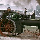 Grandpa under Steam - Oklahoma Steam & Gas Show in Pawnee, Oklahoma 1996