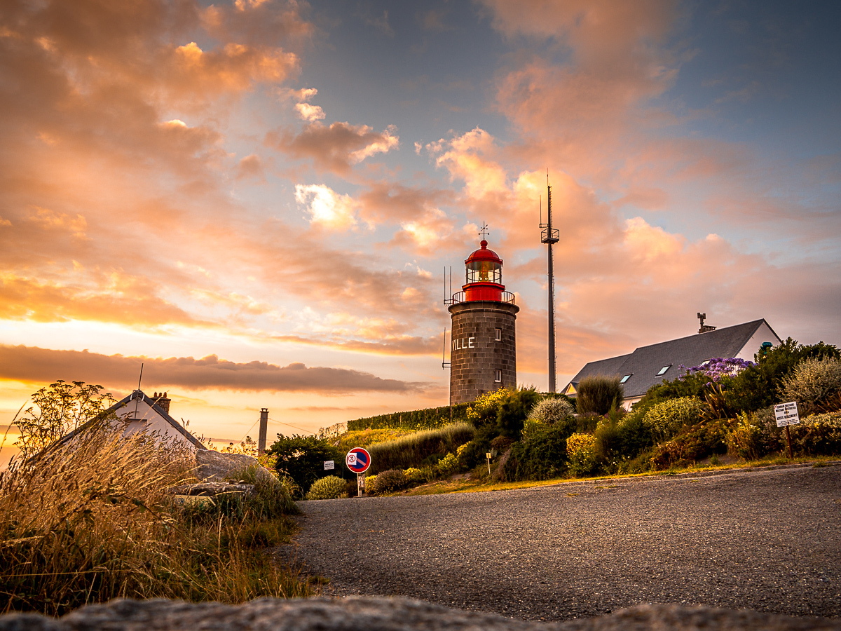 Grandville bei Sonnenuntergang