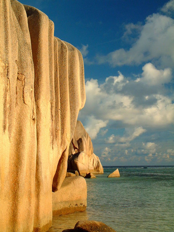 Granit auf La Digue