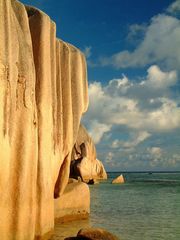 Granit auf La Digue