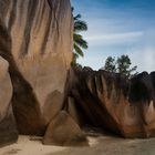 Granitfelsen an der Anse Source D´Argent, Seychellen, La Digue