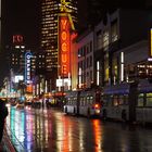 Granville Street at night