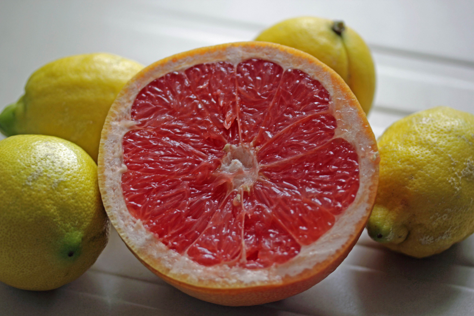 Grapefruit und Zitronen