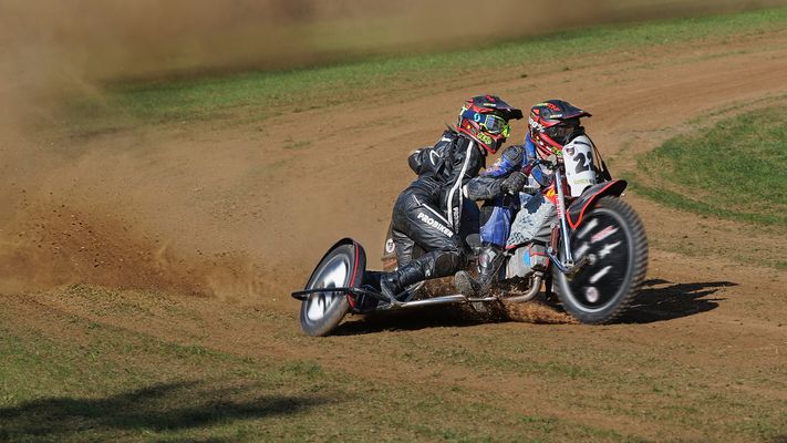 Grasbahnrennen, Gespanne