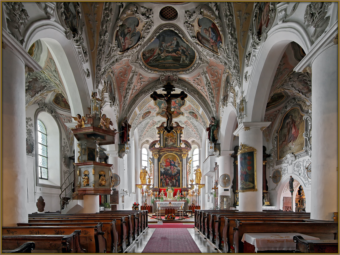 Grassau im Chiemgau - Pfarrkirche Mariä Himmelfahrt 