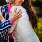 Gratulation des Brautpaares auf einer Hochzeit in Darmstadt