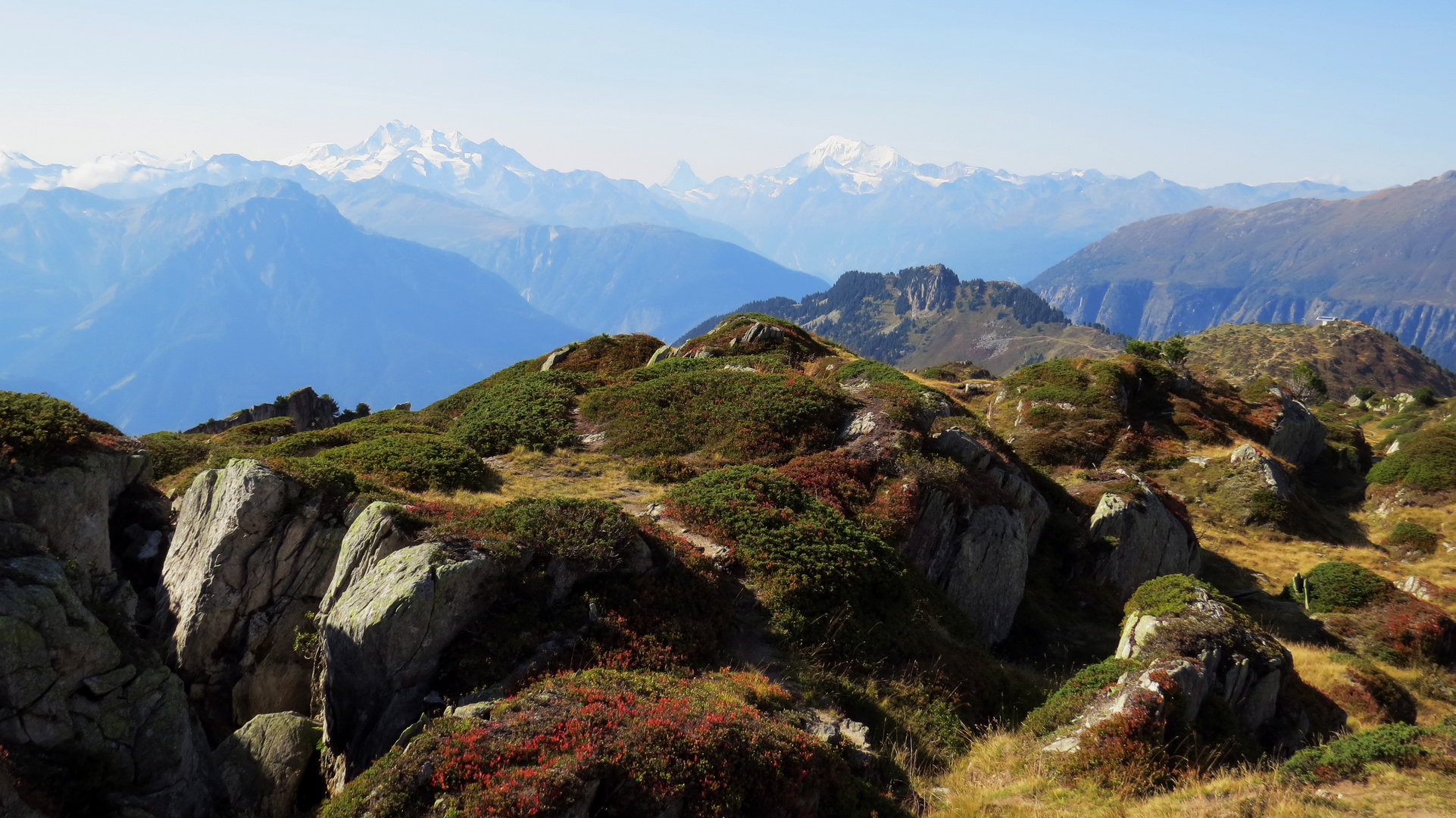 Gratwanderung am Aletschgletscher