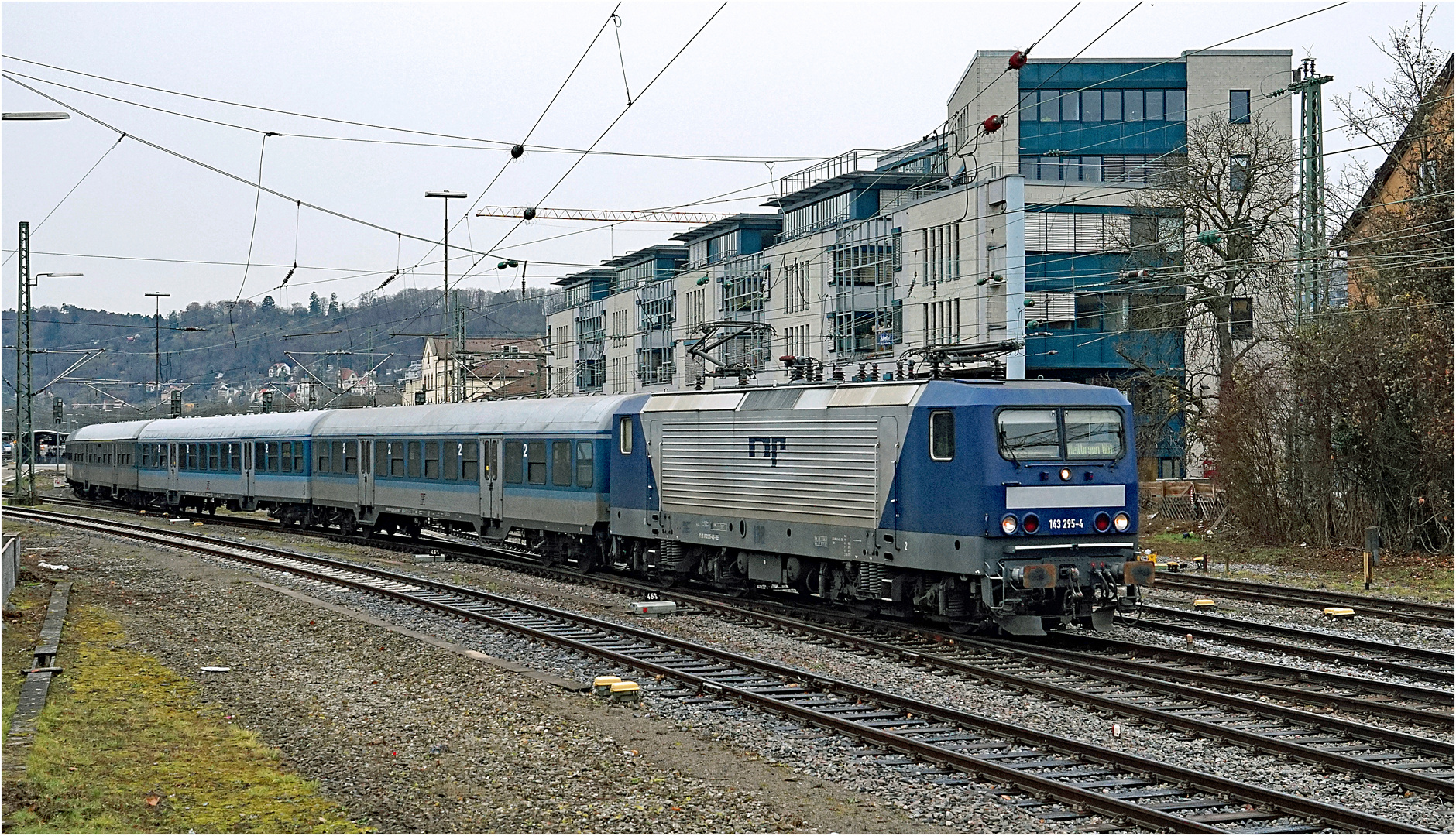 Grau-Blauer RE Ersatzverkehr