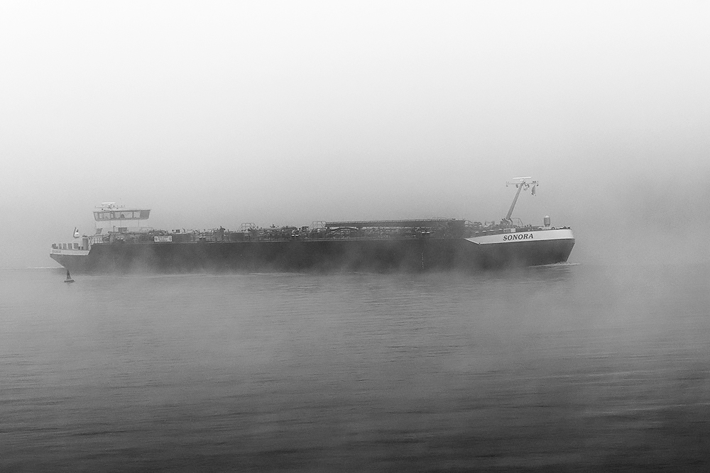 graue Nebel wallen