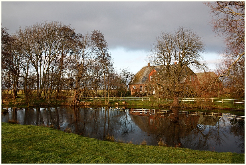 Graue Wolken