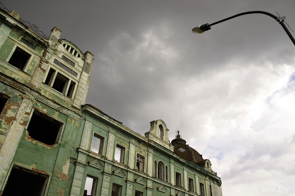 Graue Wolken über Kasan