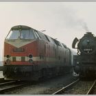 Grauer Eisenbahnalltag im April 1984, dazu mieses Wetter in Saalfeld ……