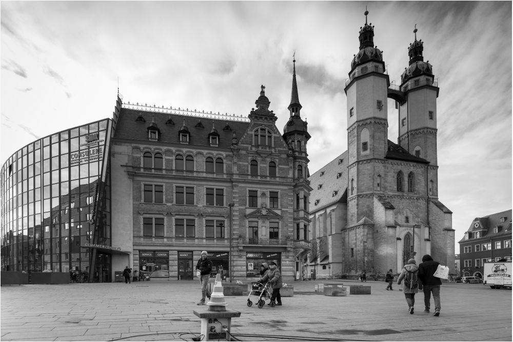 grauer Februar in Halle