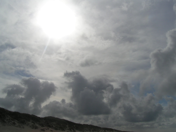 Grauer Himmel über Dänemark