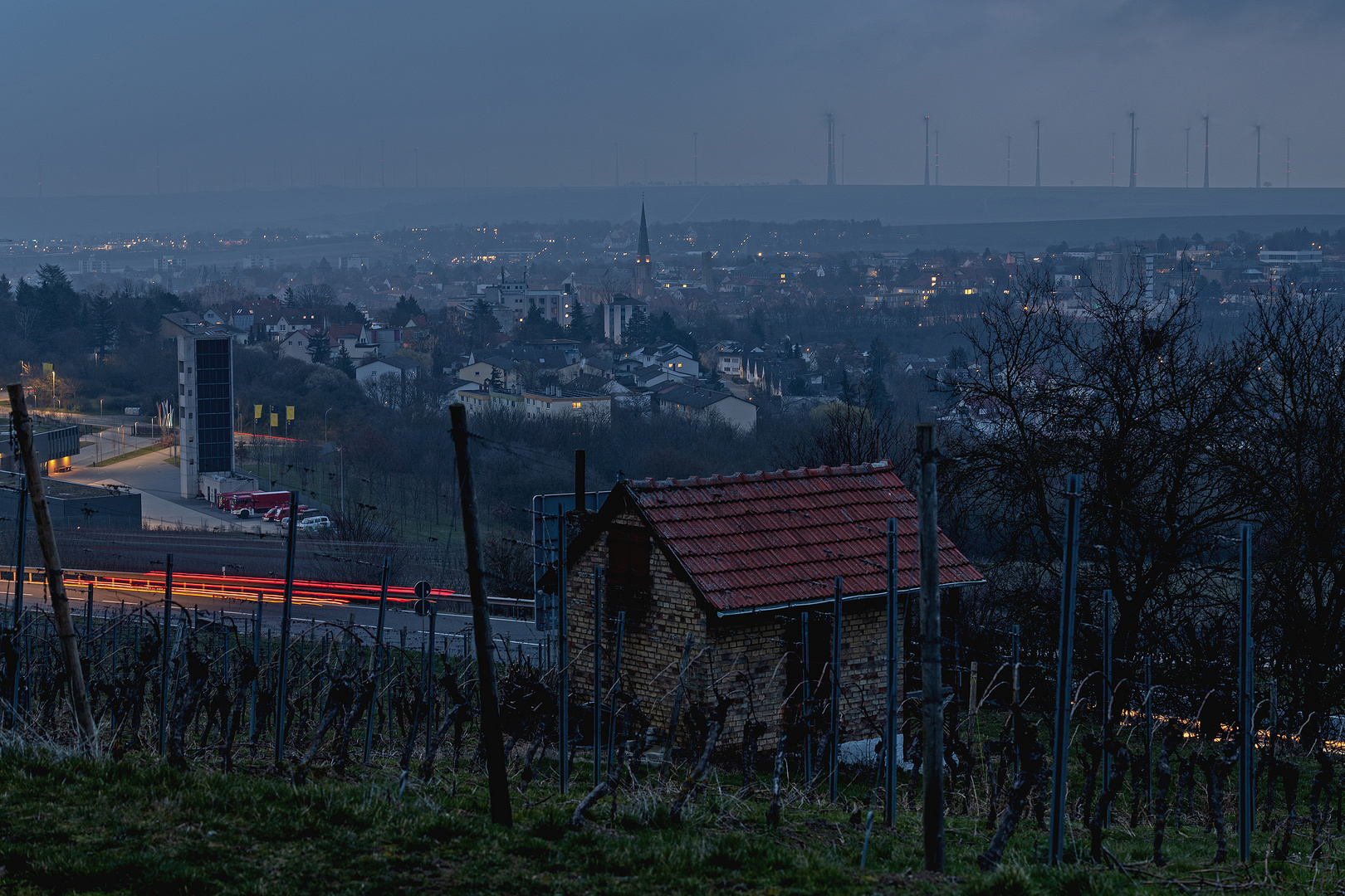 Grauer Montagmorgen