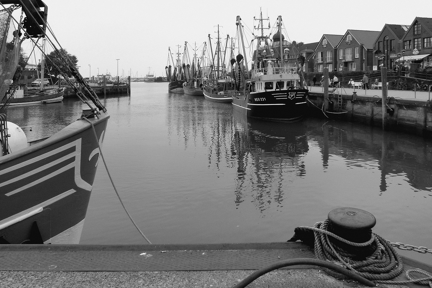 Grauer Tag im Hafen