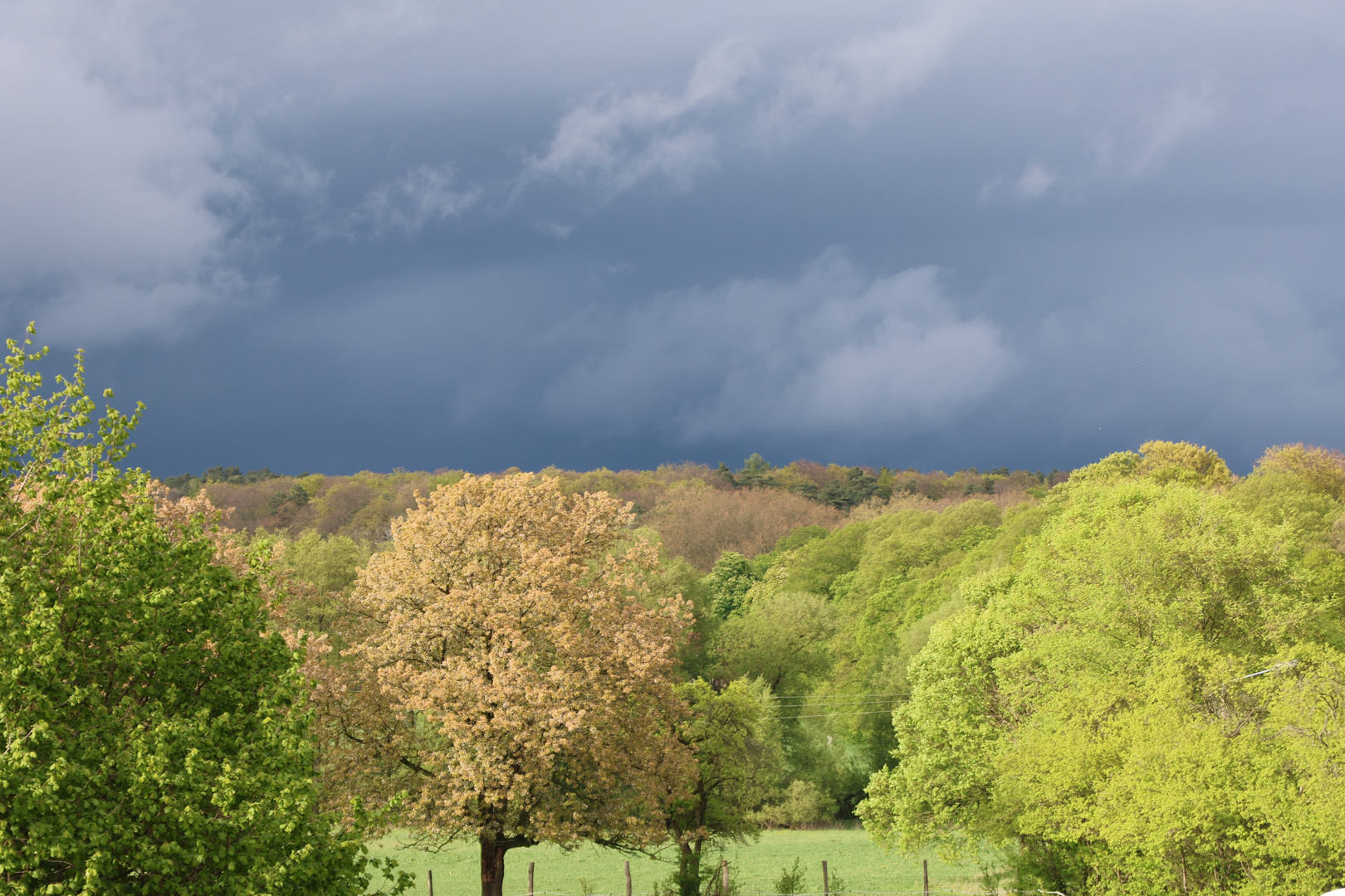 Graupel im Anmarsch