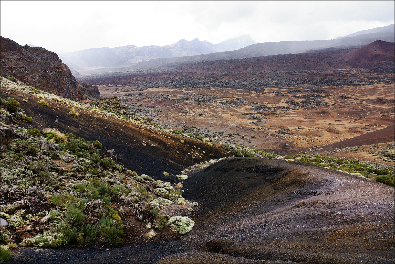 Graupelschauer in der Caldera