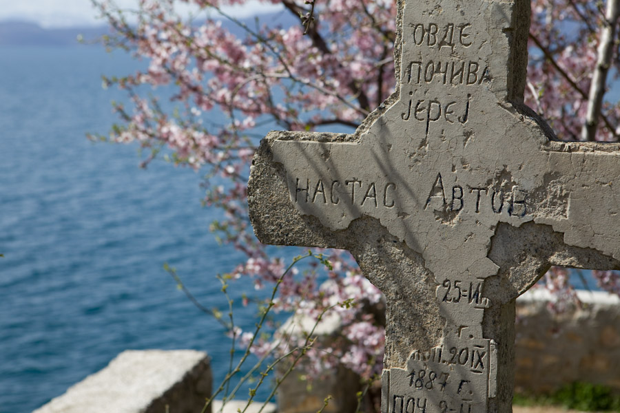 Grave at lake Ohrid