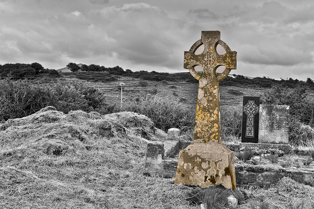 Graveyard in Killala, Ireland, County Mayo, Killala