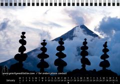 Gravity Meditation 2o14 Calendar / Monat Januar