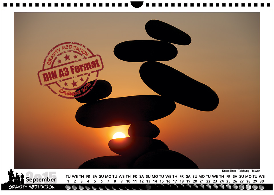 Gravity Meditation Calendar 2015 SEPTEMBER