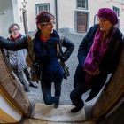 Graz - an der Doppelwendeltreppe